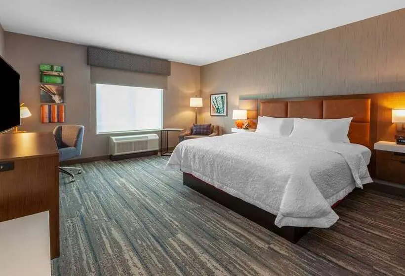 キングサイズベッドのスタンダードルーム, Hampton Inn & Suites Watsonville