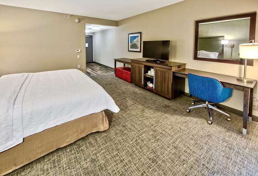 장애인을 위한 킹사이즈 침대 스탠다드 룸, Hampton Inn & Suites Watsonville