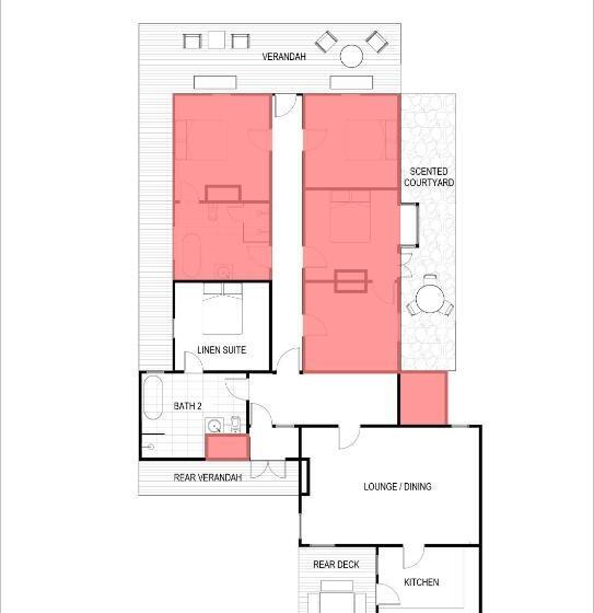 1间卧室的房子, The Main House @ Poets Lodge