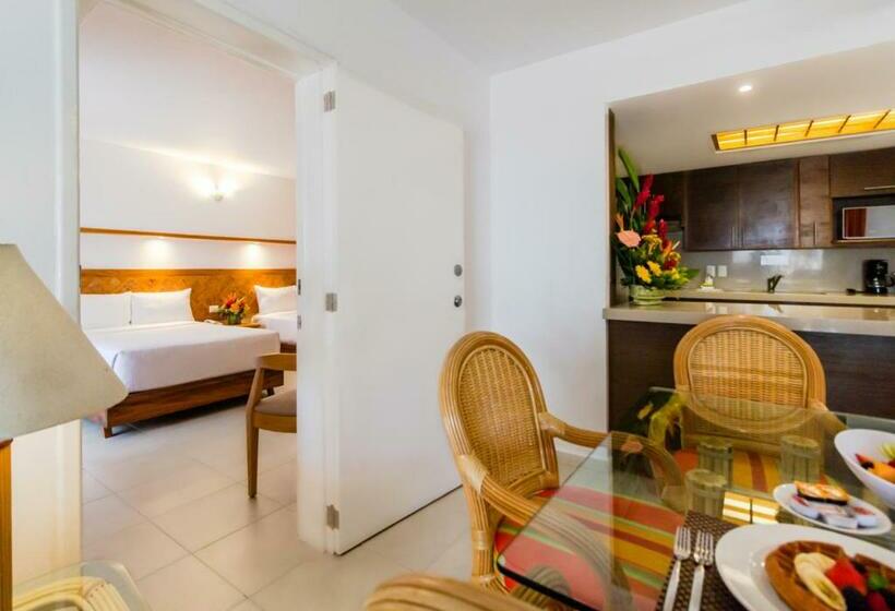 带2个卧室的别墅, Beachscape Kin Ha Villas & Suites