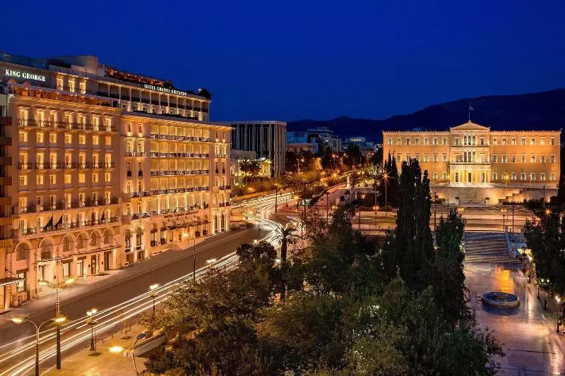 キングサイズベッド、シティビューデラックスルーム, King George, A Luxury Collection Hotel, Athens