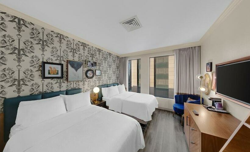 اتاق استاندارد با 2 تخت دوبل, Indigo New Orleans French Quarter By Ihg