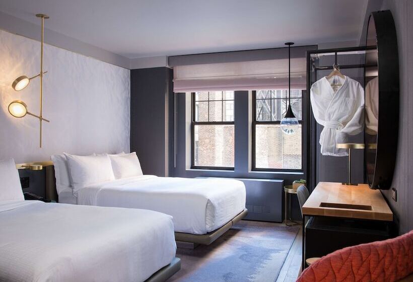 带2个双人床的标准工作室, The Time New York, Part Of Jdv By Hyatt