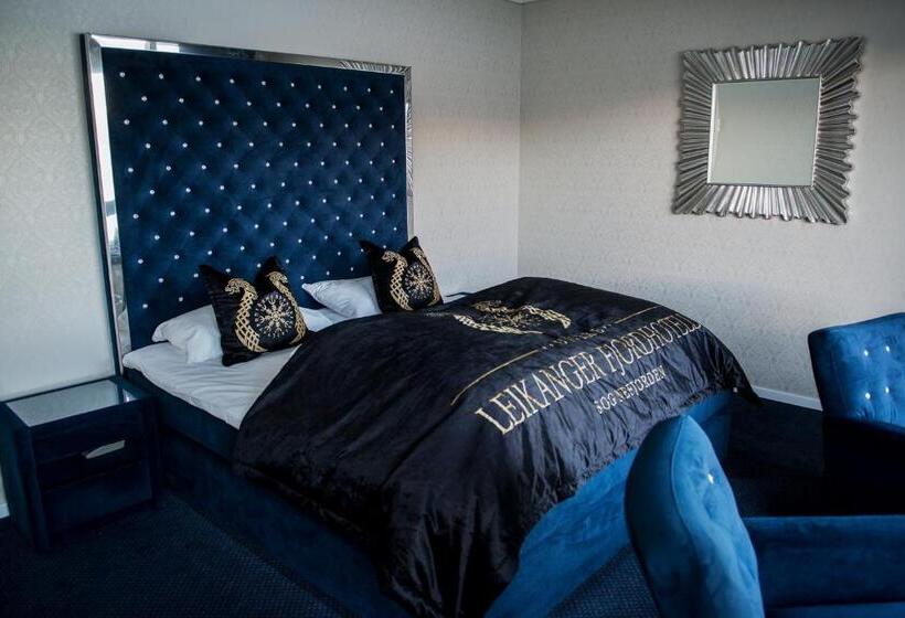 חדר דלוקס עם מרפסת נוף לים, Leikanger Fjordhotel   Unike Hoteller