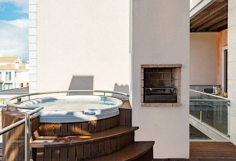 דירת דלוקס 2 חדרי שינה עם ג'קוזי, Vale Do Lobo Resort