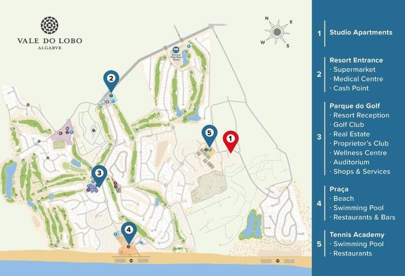 חדר סטודיו סטנדרד, Vale Do Lobo Resort