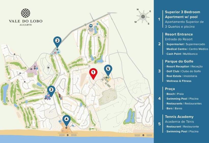 דירת חדר סופריור, Vale Do Lobo Resort