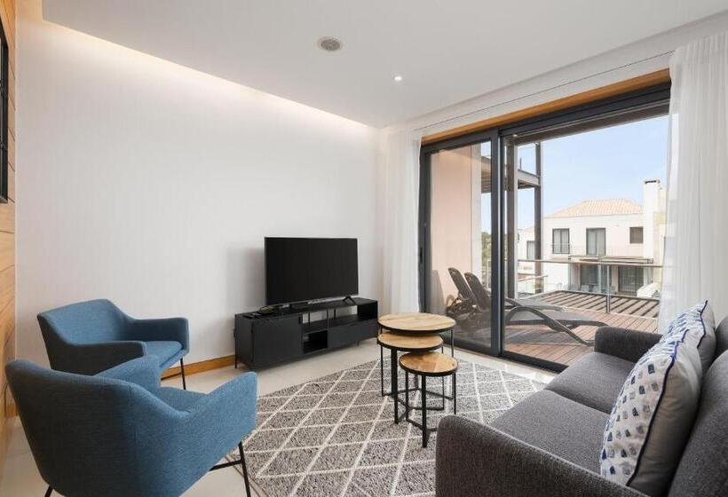 דירת דלוקס 2 חדרי שינה עם ג'קוזי, Vale Do Lobo Resort