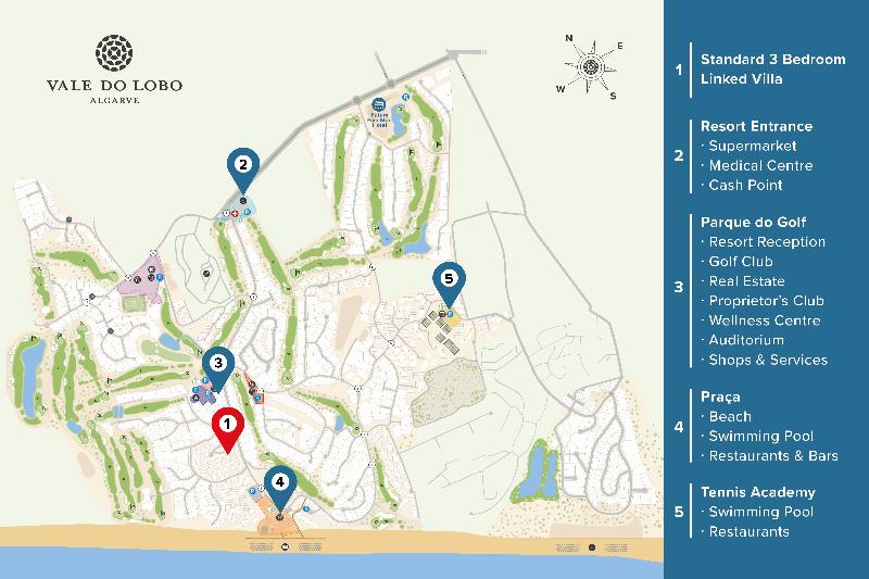 בית, 3 חדרי שינה, Vale Do Lobo Resort