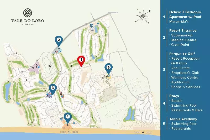 آپارتمان 1 خوابه, Vale Do Lobo Resort