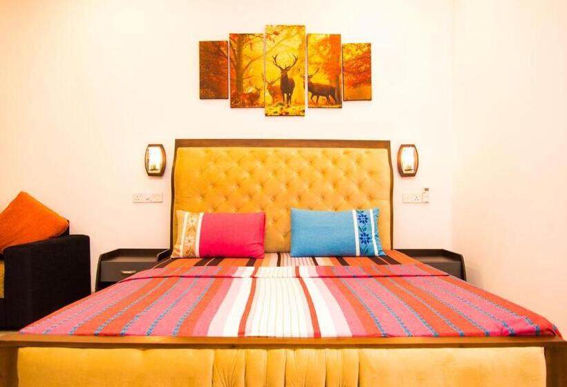 חדר משפחתי נוף לגינה, Inn Sea Horizon Ahungalla