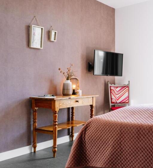 חדר דחוקס עם מיטת קינג, B&b Brasserie Villare