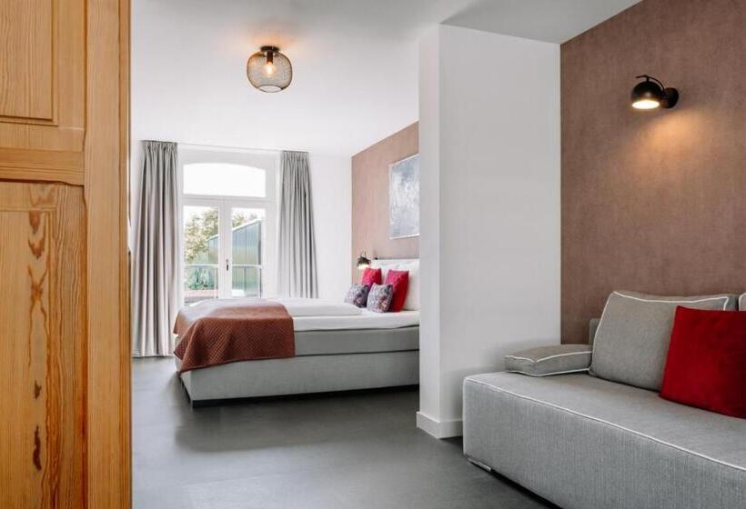 חדר דחוקס עם מיטת קינג, B&b Brasserie Villare