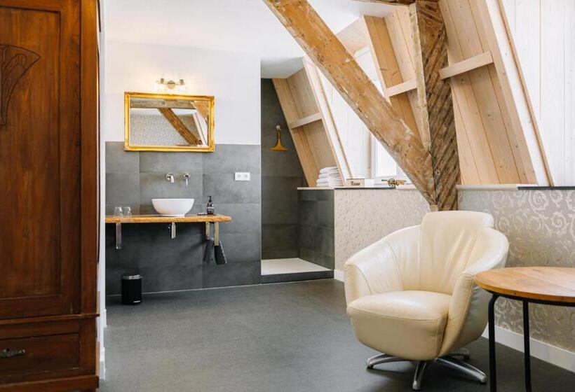 キングサイズベッドのデラックスルーム, B&b Brasserie Villare