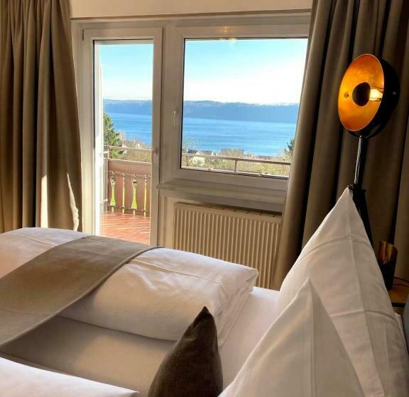 غرفة قياسية مطلّة علي البحر مزوَّدة بشُرفة, Landhaus Sternen