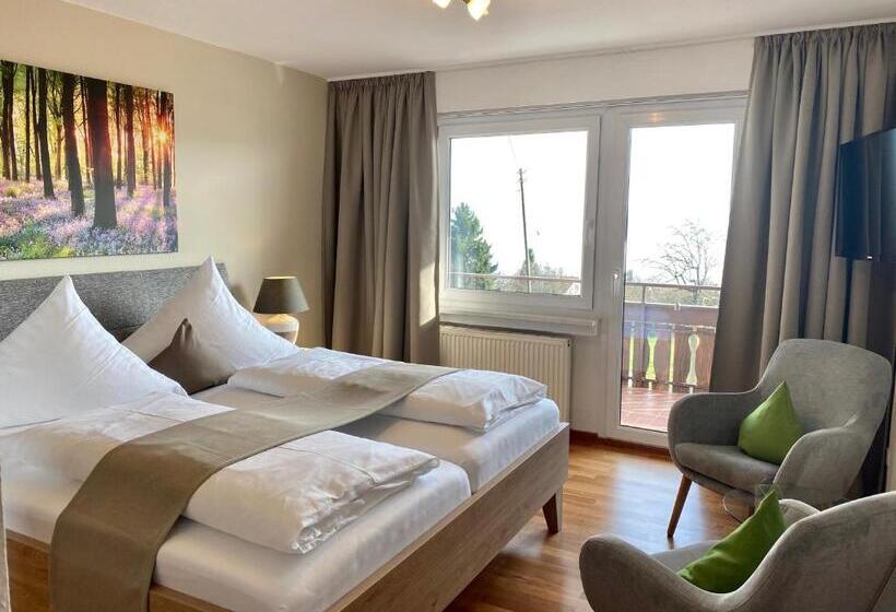 غرفة قياسية مطلّة علي البحر مزوَّدة بشُرفة, Landhaus Sternen