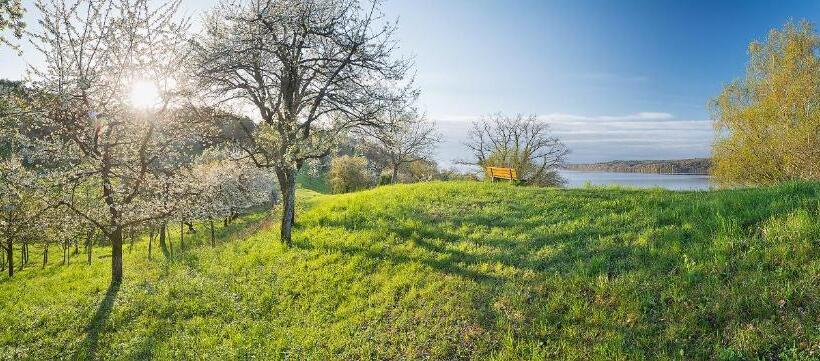 غرفة قياسية مطلّة علي البحر مزوَّدة بشُرفة, Landhaus Sternen