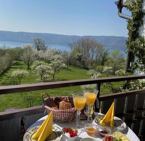 غرفة قياسية مطلّة علي البحر مزوَّدة بشُرفة, Landhaus Sternen