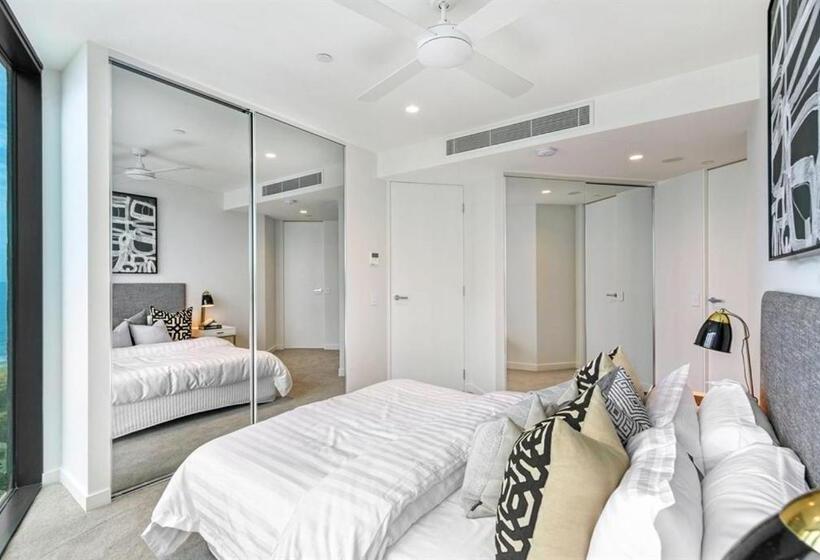غرفة قياسية مطلّة علي البحر, Vue Broadbeach   Official