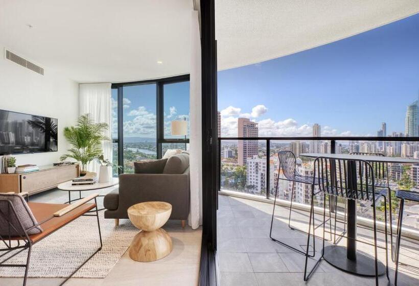 غرفة قياسية مطلّة علي البحر, Vue Broadbeach   Official