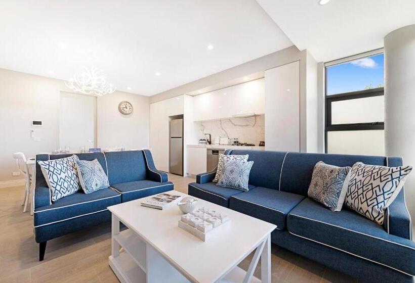 شقة ديلوكس غرفتين نوم, The Hamptons Apartments  St Kilda