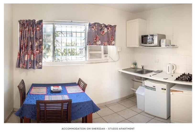إستديو قياسى مطل على حمام السباحة, Accommodation On Sheridan