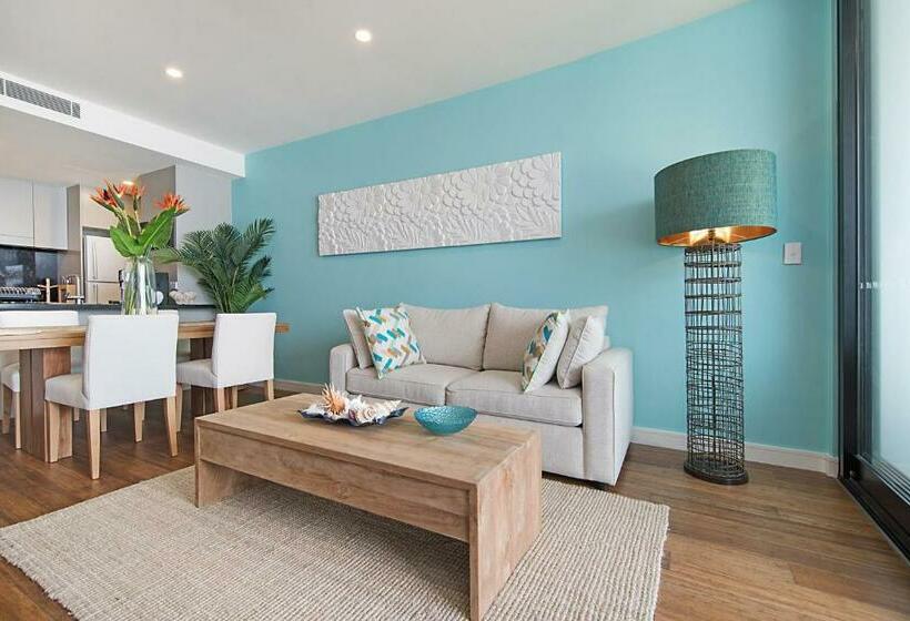 带1个卧室的带海景的公寓, Arena Luxury Beachfront Apartment