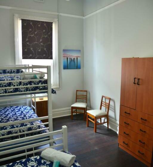 تختخواب در اتاق مشترک, Geraldton Backpackers