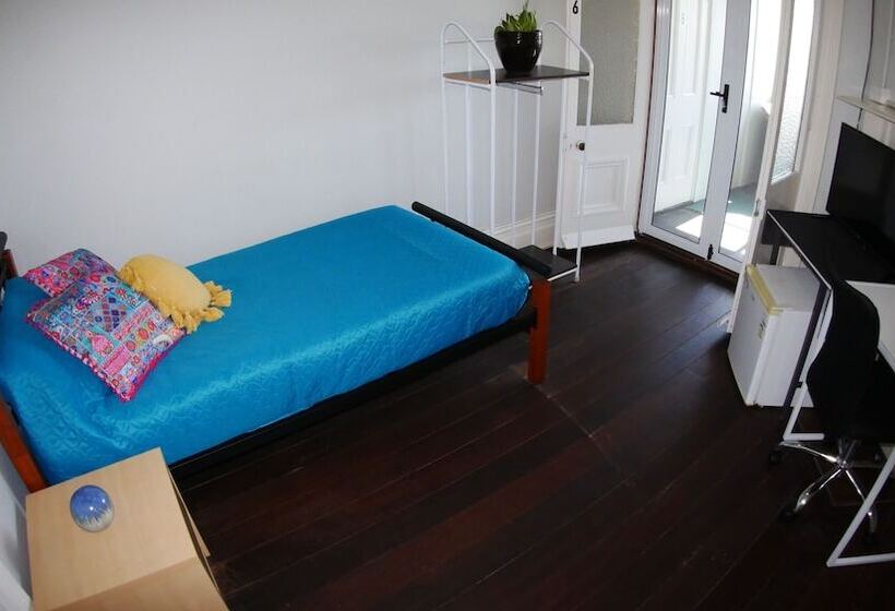 스탠다드 싱글 룸 공동욕실, Geraldton Backpackers