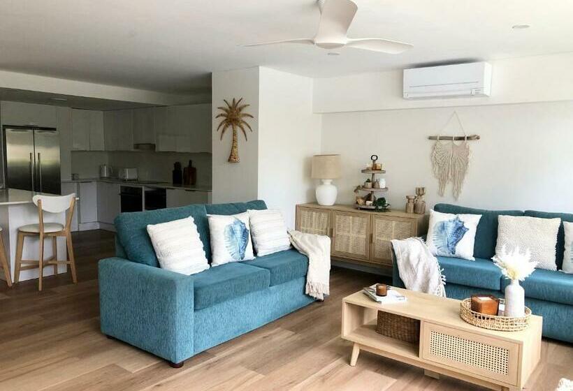 침실 1개 풀장 전망 아파트, Oceania On Burleigh Beach