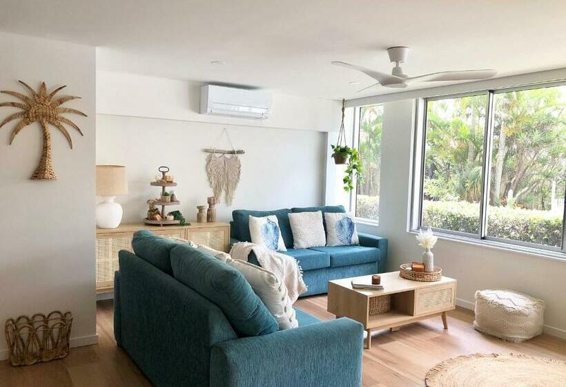 침실 1개 풀장 전망 아파트, Oceania On Burleigh Beach