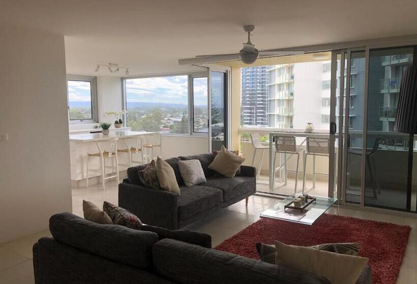 1침실 펜트하우스 아파트, Oceania On Burleigh Beach