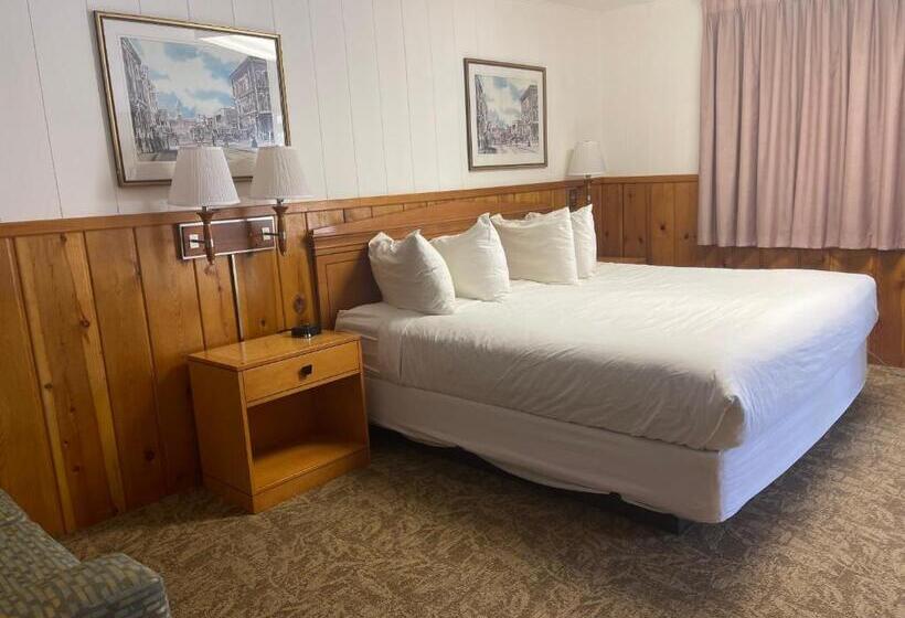 带大床的标准间, Saddle & Surrey Motel