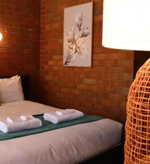 クイーンベッドのスタンダードシングルルーム, Moama Motel