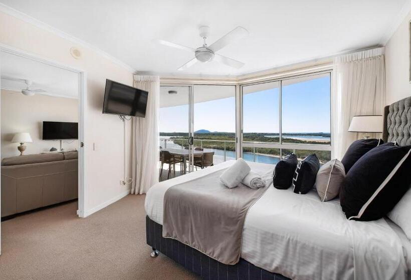 آپارتمان 1 خوابه با چشمانداز, The Duporth Riverside