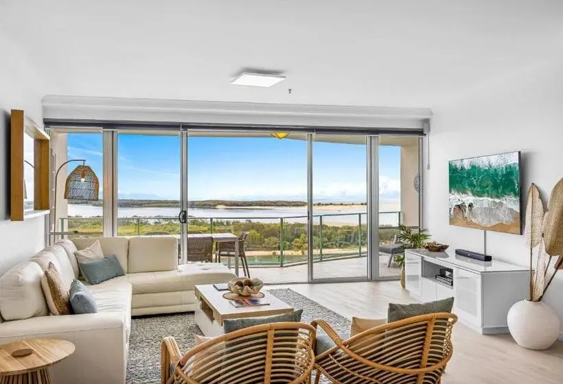 プレミアムアパートメント、1ベッドルーム 、ビュー, The Duporth Riverside