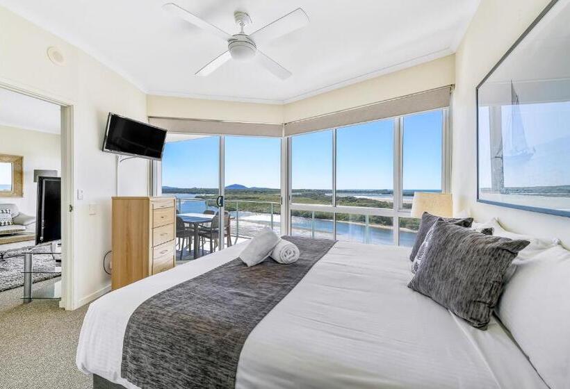 آپارتمان پرمیوم 1 خوابه با چشمانداز, The Duporth Riverside