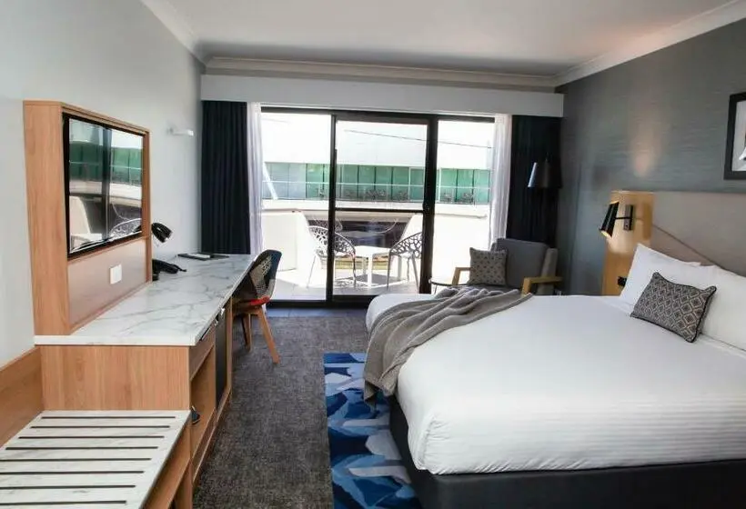 キングサイズベッドのデラックスルーム, The Esplanade Motel