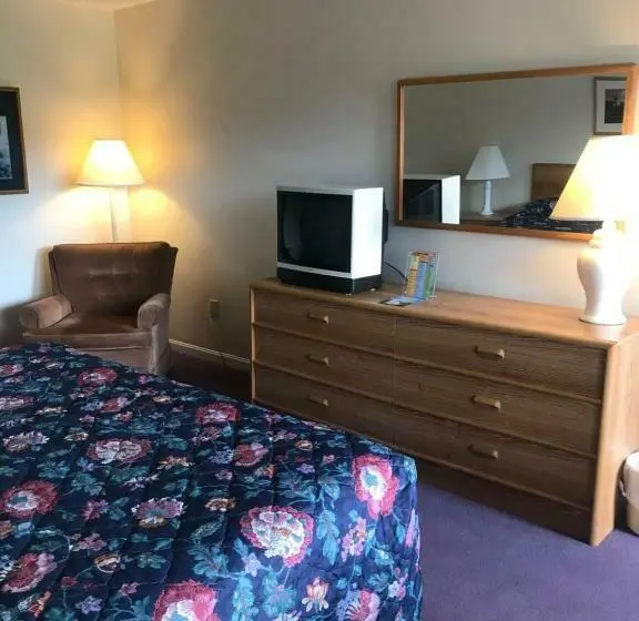 キングサイズベッドのスタンダードルーム, Four Seasons Motor Inn