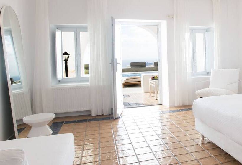 스탠다드 룸 바다 전망, Lilium Hotel Santorini