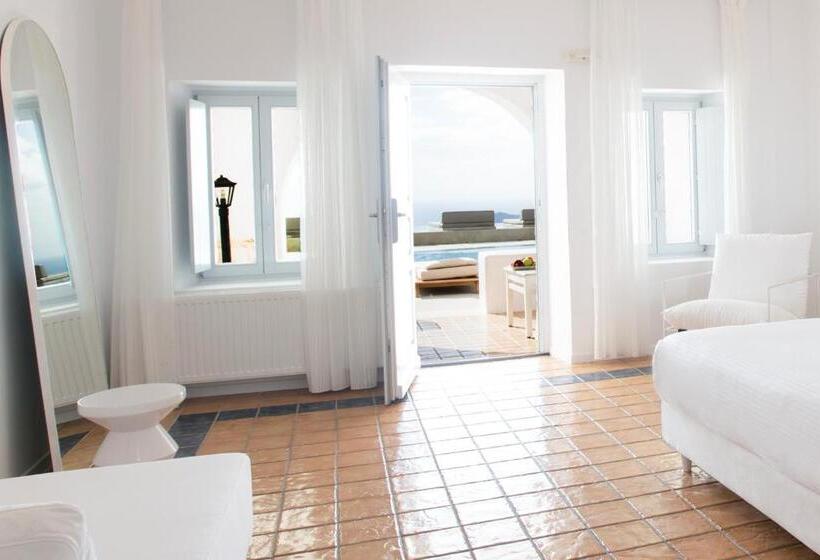 스탠다드 룸 바다 전망, Lilium Hotel Santorini