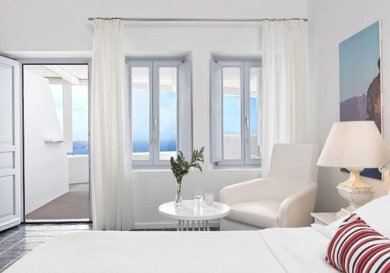 스탠다드 룸 바다 전망, Lilium Hotel Santorini