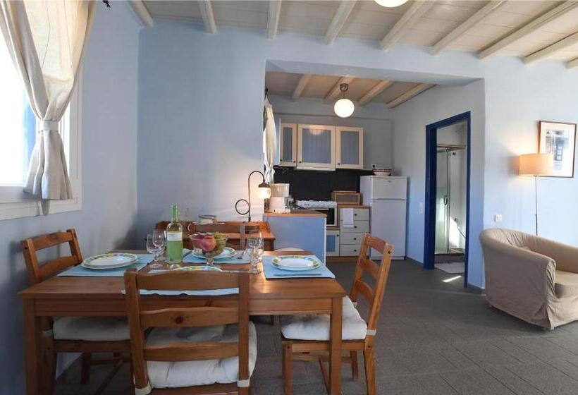 带海景的标准工作室, Glafki Hotel Tinos