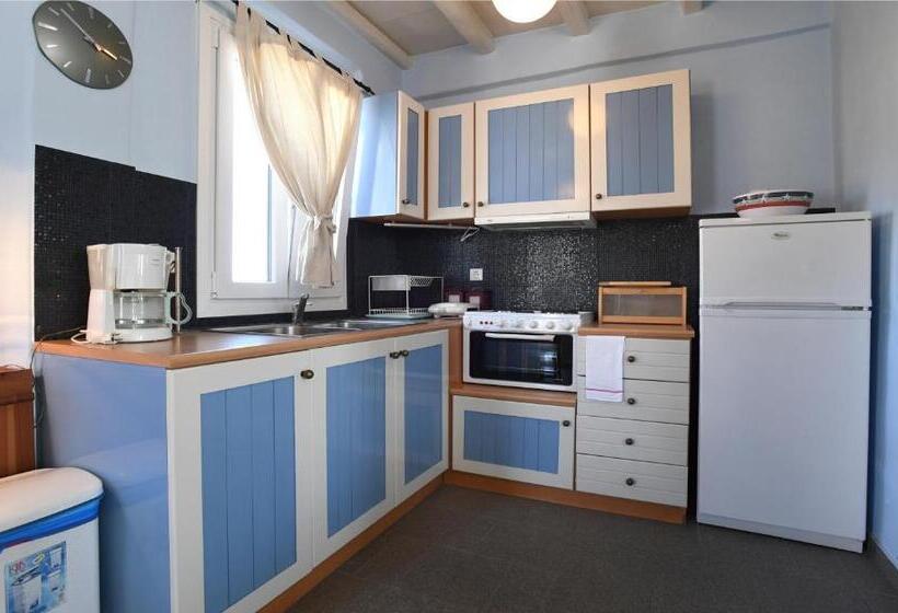 带海景的标准工作室, Glafki Hotel Tinos