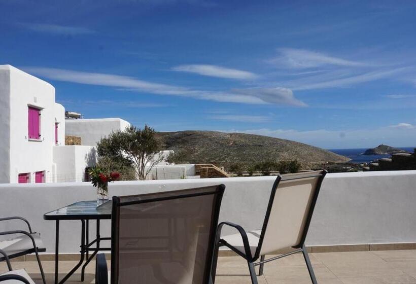 带海景的标准房, Glafki Hotel Tinos