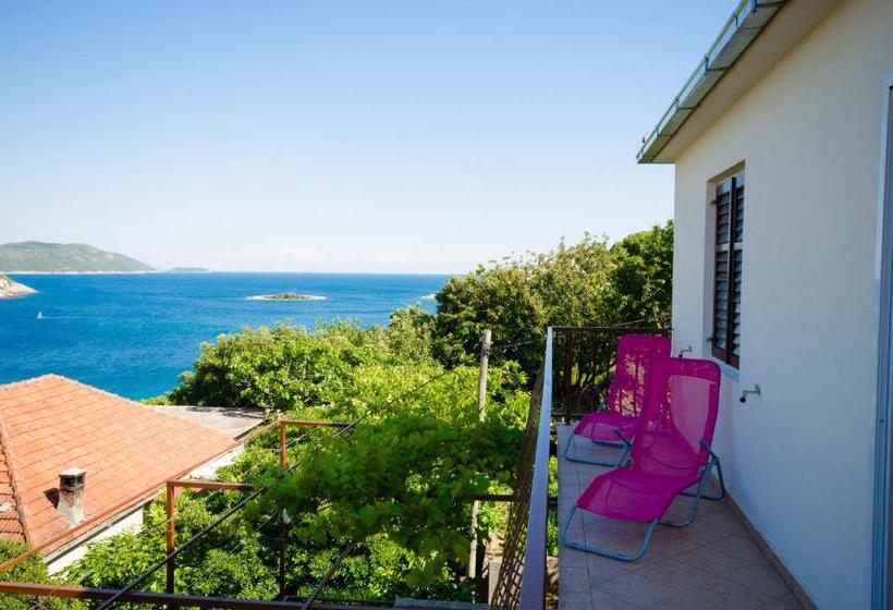 חדר קומפורט עם נוף לים, Guest House Rooms Rose