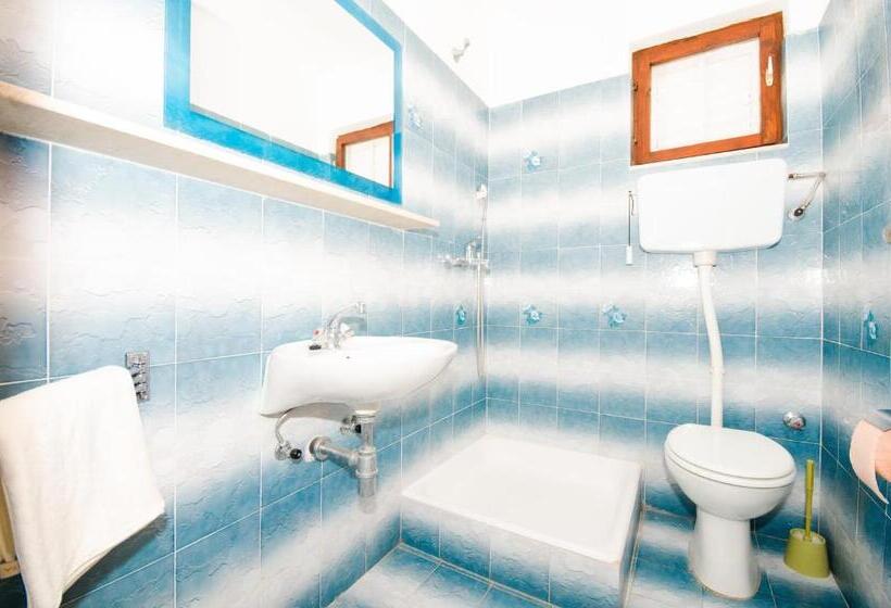 חדר סטנדרט נוף לים עם מרפסת, Guest House Rooms Rose