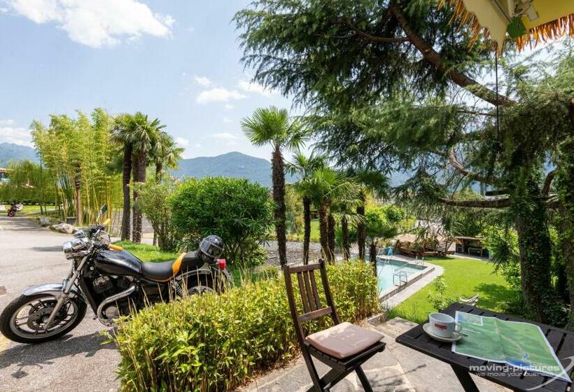 Бунгало Стандарт Вид на Сад, Bamboohouse Motel Riazzino