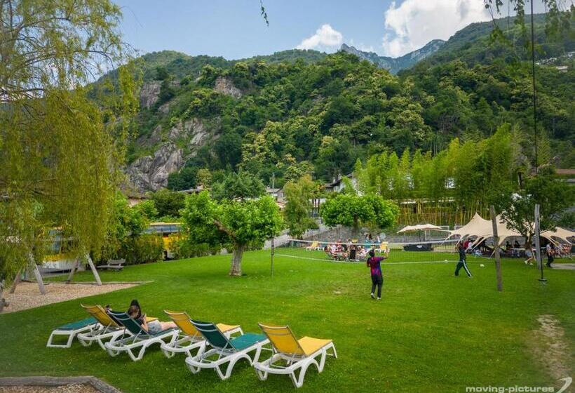 דירת חדר נוף לגינה, Bamboohouse Motel Riazzino