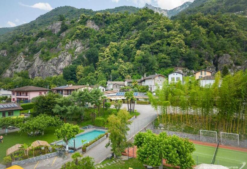 Апартаменты 1 Спальня Вид на Сад, Bamboohouse Motel Riazzino